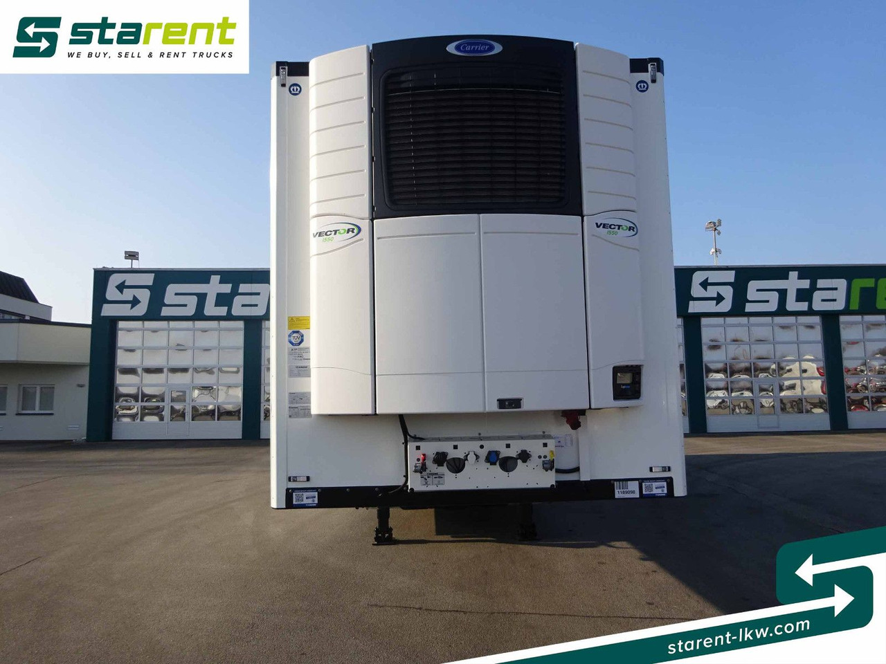 Krone Thermotrailer Carrier Vector 1550, Zurrleisten - Koffer Auflieger: das Bild 2 Krone Thermotrailer Carrier Vector 1550, Zurrleisten - Koffer Auflieger: das Bild 2