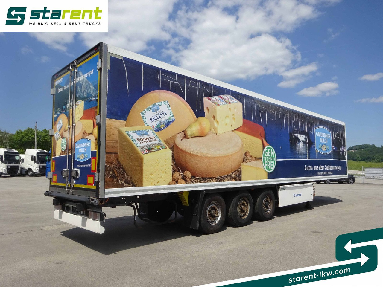 Krone Thermotrailer, Carrier Vector 1950 MT°, 3 Zonen - Koffer Auflieger: das Bild 5 Krone Thermotrailer, Carrier Vector 1950 MT°, 3 Zonen - Koffer Auflieger: das Bild 5