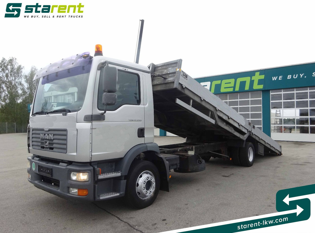 MAN TGM 12.280, Fahrzeugtransporter, kippbar - Abschleppwagen: das Bild 1 MAN TGM 12.280, Fahrzeugtransporter, kippbar - Abschleppwagen: das Bild 1