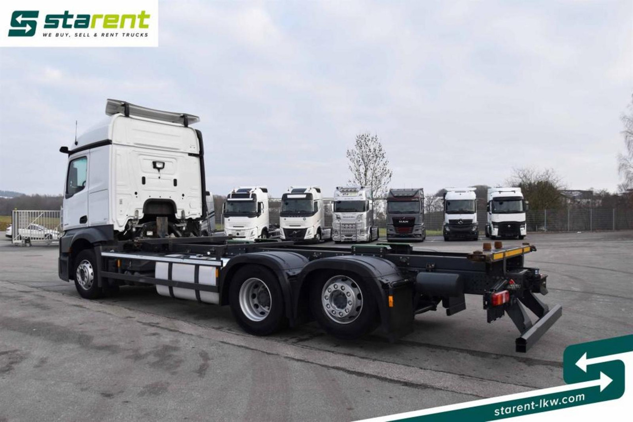 Containerwagen/ Wechselfahrgestell LKW Mercedes Benz Actros 2645L Retarder Mirror Cam NAVI Liftachse: das Bild 7