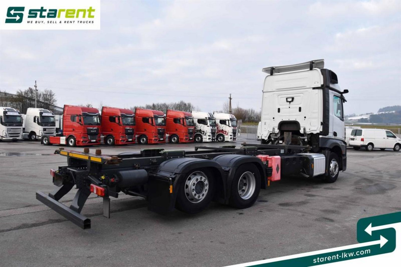 Containerwagen/ Wechselfahrgestell LKW Mercedes Benz Actros 2645L Retarder Mirror Cam NAVI Liftachse: das Bild 5