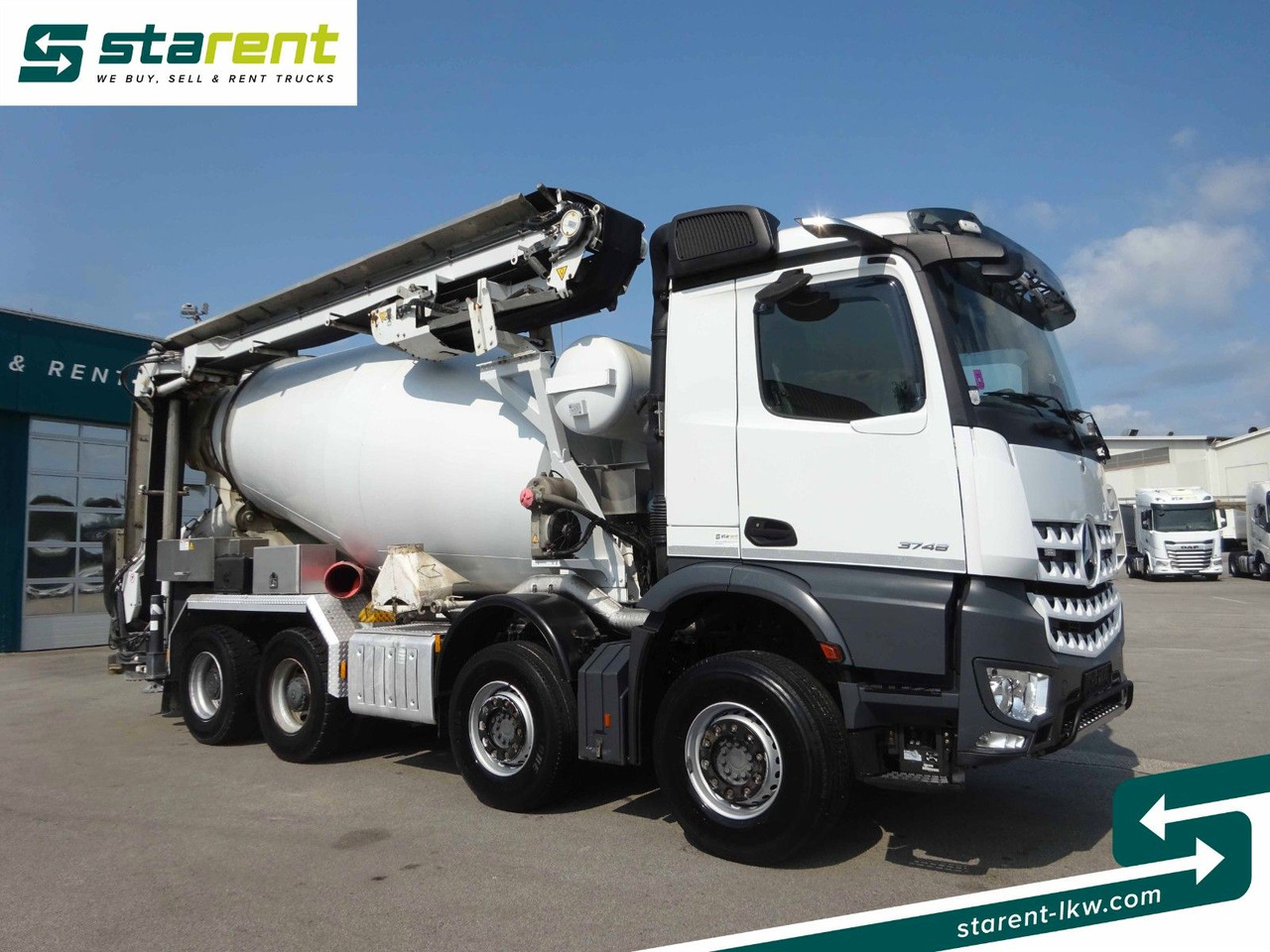 Mercedes-Benz Arocs 3748 8x4 Liebherr Betonmischer + Förderb. - Fahrmischer: das Bild 3 Mercedes-Benz Arocs 3748 8x4 Liebherr Betonmischer + Förderb. - Fahrmischer: das Bild 3