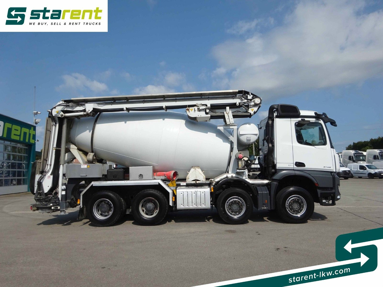 Mercedes-Benz Arocs 3748 8x4 Liebherr Betonmischer + Förderb. - Fahrmischer: das Bild 4 Mercedes-Benz Arocs 3748 8x4 Liebherr Betonmischer + Förderb. - Fahrmischer: das Bild 4