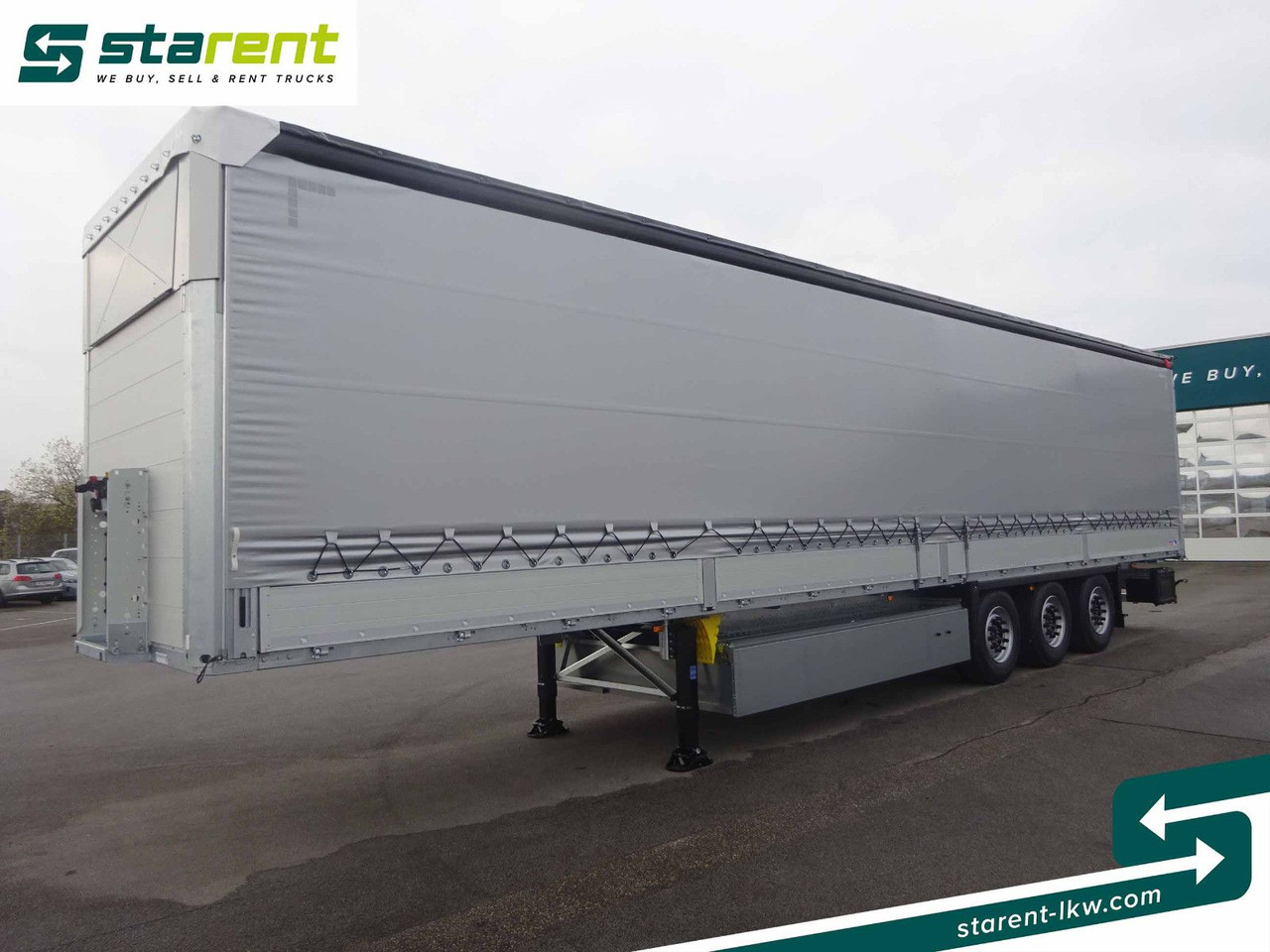 Schmitz Cargobull Tautliner, Bordwand 60cm, Hubdach, Liftachse - Planenauflieger: das Bild 1 Schmitz Cargobull Tautliner, Bordwand 60cm, Hubdach, Liftachse - Planenauflieger: das Bild 1