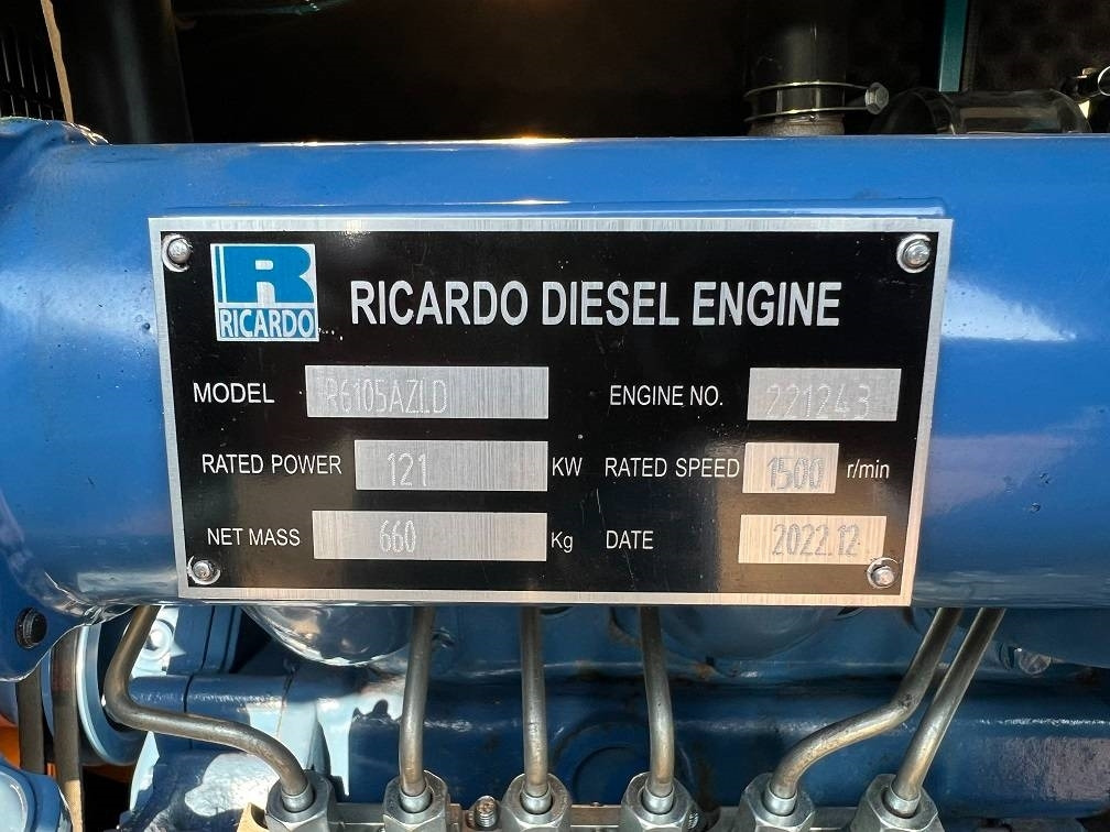 Stromgenerator, Zustand - NEU Ricardo 150KVA (120KW) SILENT GENERATOR 3 PHASE 50HZ 400V: das Bild 9