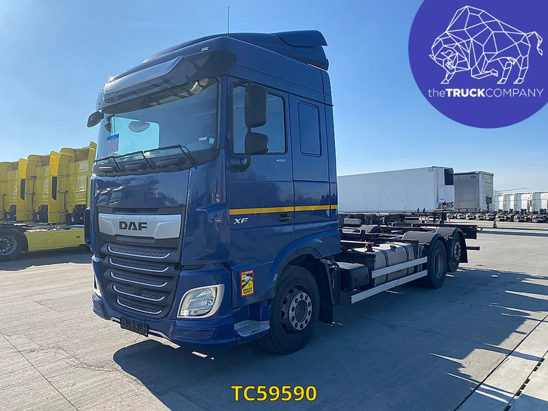 DAF XF Euro6 480 - Containerwagen/ Wechselfahrgestell LKW: das Bild 1 DAF XF Euro6 480 - Containerwagen/ Wechselfahrgestell LKW: das Bild 1