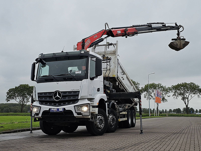 Mercedes-Benz AROCS 3243 FASSI F175A023 - Kipper, Autokran: das Bild 1 Mercedes-Benz AROCS 3243 FASSI F175A023 - Kipper, Autokran: das Bild 1