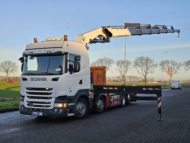 Scania R490 8x2*6 HMF6020 K6 - Pritsche LKW, Autokran: das Bild 2 Scania R490 8x2*6 HMF6020 K6 - Pritsche LKW, Autokran: das Bild 2