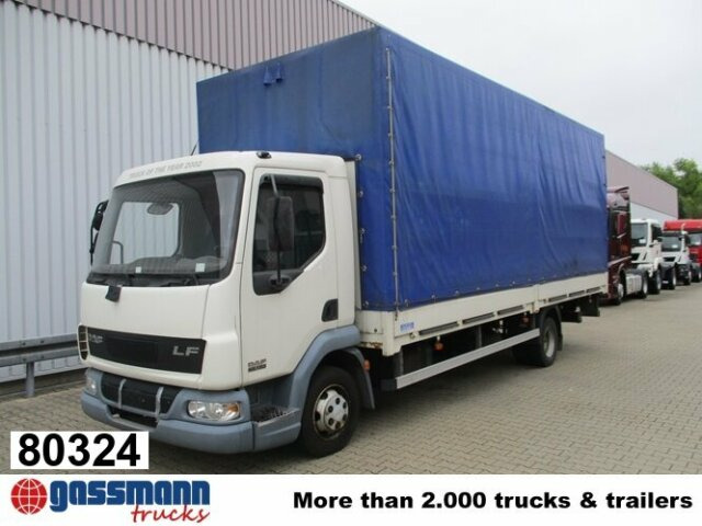 DAF DAF AE 45.150 LF 4x2, Plane Spriegel LBW - Pritsche LKW: das Bild 1 DAF DAF AE 45.150 LF 4x2, Plane Spriegel LBW - Pritsche LKW: das Bild 1