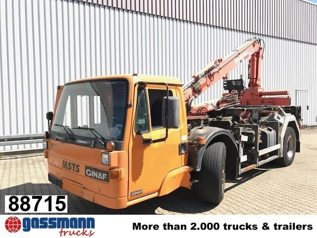GINAF GINC 3030 mit Heckkran Atlas AK 90.1 HDS - Pritsche LKW, Autokran: das Bild 1 GINAF GINC 3030 mit Heckkran Atlas AK 90.1 HDS - Pritsche LKW, Autokran: das Bild 1