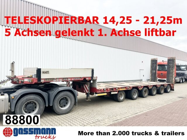 Goldhofer STZ-L 6-67/80 A, 6 Achsen, 86.000kg Ges.-Gew. - Tieflader Auflieger: das Bild 1 Goldhofer STZ-L 6-67/80 A, 6 Achsen, 86.000kg Ges.-Gew. - Tieflader Auflieger: das Bild 1