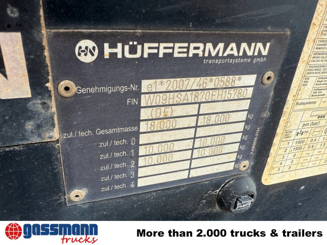 Hüffermann HSA 18.70 Schlittenabroller - Abrollanhänger/ Absetzanhänger: das Bild 4 Hüffermann HSA 18.70 Schlittenabroller - Abrollanhänger/ Absetzanhänger: das Bild 4