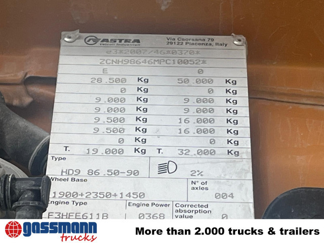 Iveco ASTRA HD9 86.50-90 8x6, Unfallschaden, Cursor 13 - Fahrgestell LKW: das Bild 5 Iveco ASTRA HD9 86.50-90 8x6, Unfallschaden, Cursor 13 - Fahrgestell LKW: das Bild 5