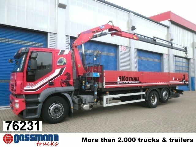 Iveco AT260S31Y/P 6x2 mit Kran Copma 150.3 - Pritsche LKW, Autokran: das Bild 1 Iveco AT260S31Y/P 6x2 mit Kran Copma 150.3 - Pritsche LKW, Autokran: das Bild 1