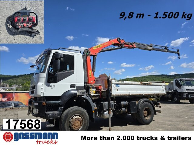 Iveco Trakker AD190T36W/T 4x4 mit Kran Palfinger PK - Kipper, Autokran: das Bild 1 Iveco Trakker AD190T36W/T 4x4 mit Kran Palfinger PK - Kipper, Autokran: das Bild 1