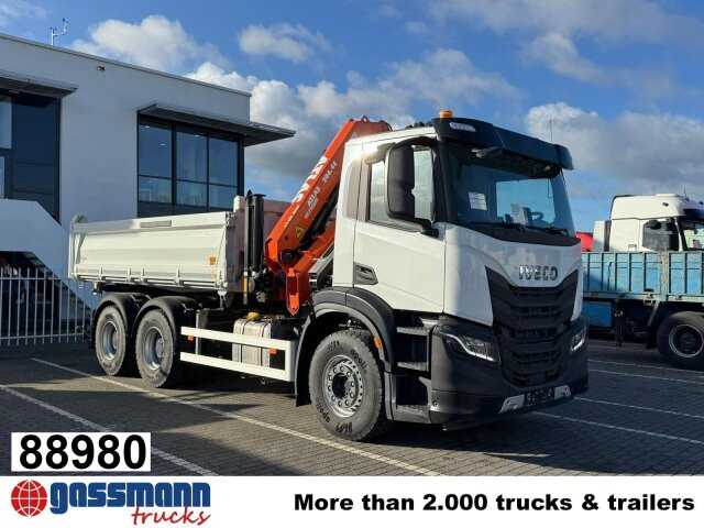 Iveco X-Way AD300X46Z 6x4 mit Kran Atlas AK 206.4E-A2, - Kipper, Autokran: das Bild 1 Iveco X-Way AD300X46Z 6x4 mit Kran Atlas AK 206.4E-A2, - Kipper, Autokran: das Bild 1