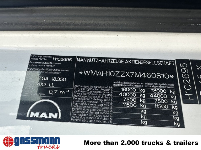 MAN TGA 18.350 4x2 LL, Fahrschulausstattung - Koffer LKW: das Bild 2 MAN TGA 18.350 4x2 LL, Fahrschulausstattung - Koffer LKW: das Bild 2