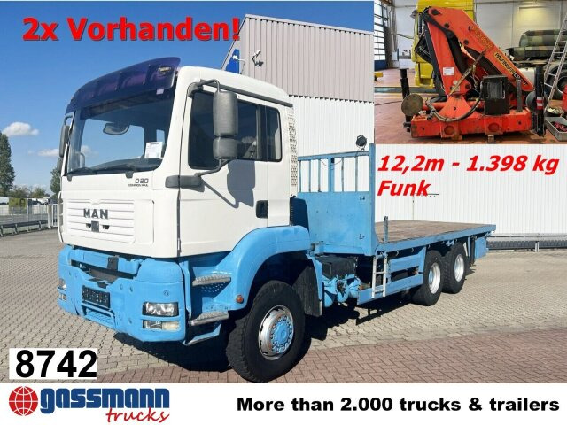 MAN TGA 26.310 6X6 BB, Kran PALFINGER PK 23002 C, - Pritsche LKW, Autokran: das Bild 1 MAN TGA 26.310 6X6 BB, Kran PALFINGER PK 23002 C, - Pritsche LKW, Autokran: das Bild 1