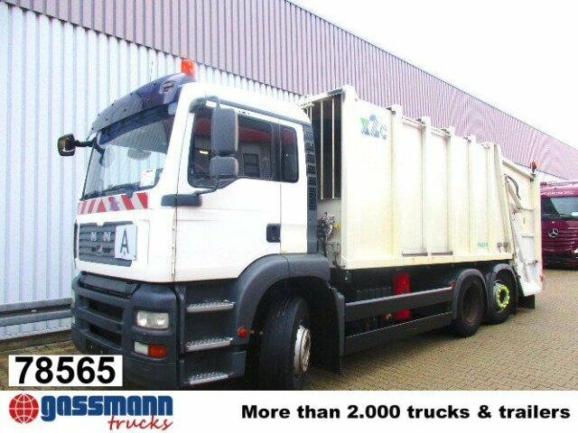 MAN TGA 26.310 BL 6x2, Haller M21-x2c, 21m³ - Müllwagen: das Bild 1 MAN TGA 26.310 BL 6x2, Haller M21-x2c, 21m³ - Müllwagen: das Bild 1