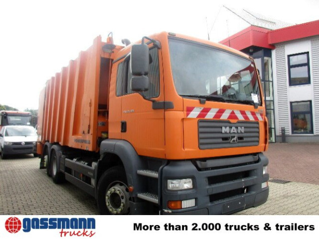 Müllwagen Für die Beförderung von Müll MAN TGA 26.350/400 6x2-2BL FAUN POWER PRESS 524,: das Bild 13