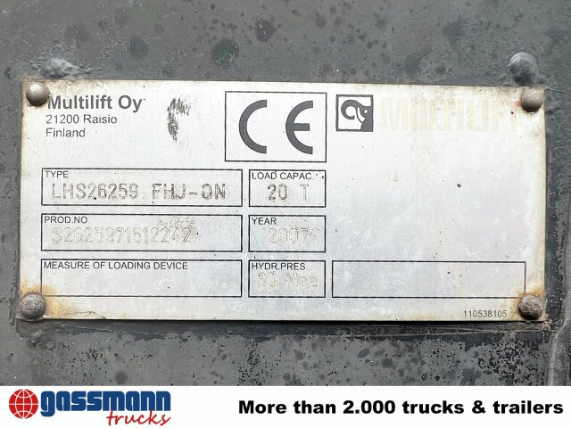 MAN TGA 26.440 6X2-2 BL, Liftachse - Abrollkipper: das Bild 2 MAN TGA 26.440 6X2-2 BL, Liftachse - Abrollkipper: das Bild 2