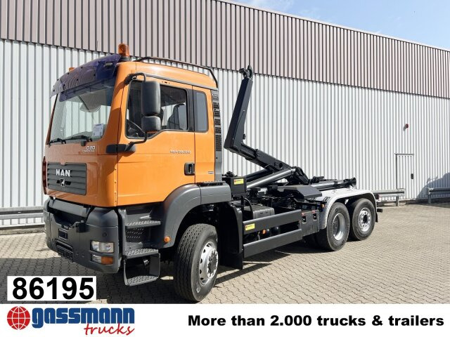 MAN TGA 28.350 6X4-4 BL, Lift-/Lenkachse, Meiller - Abrollkipper: das Bild 1 MAN TGA 28.350 6X4-4 BL, Lift-/Lenkachse, Meiller - Abrollkipper: das Bild 1
