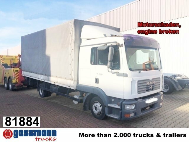 MAN TGL 8.210 BL 4x2 mit LBW, Motorschaden! - Pritsche LKW: das Bild 1 MAN TGL 8.210 BL 4x2 mit LBW, Motorschaden! - Pritsche LKW: das Bild 1
