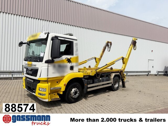 MAN TGM 15.250 4x2 LL, Tele-Absetzer - Absetzkipper: das Bild 1 MAN TGM 15.250 4x2 LL, Tele-Absetzer - Absetzkipper: das Bild 1