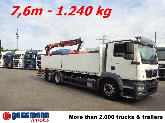 MAN TGM 26.340 6x2-4 LL,Lenk-Liftachse, Heckkran, - Pritsche LKW, Autokran: das Bild 5 MAN TGM 26.340 6x2-4 LL,Lenk-Liftachse, Heckkran, - Pritsche LKW, Autokran: das Bild 5
