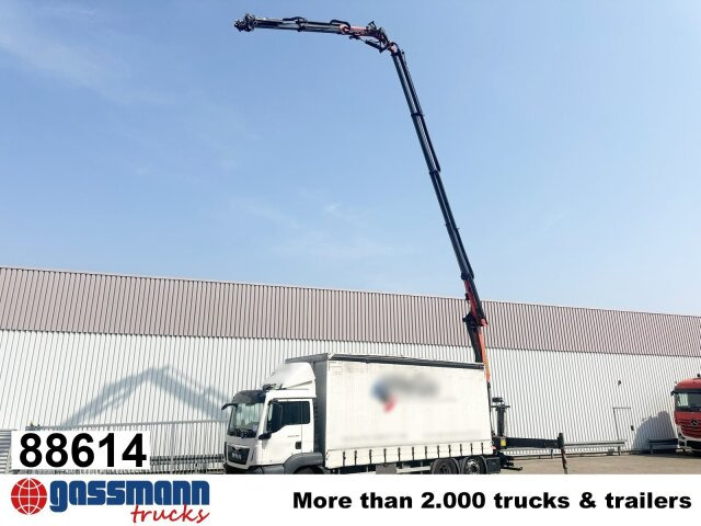 MAN TGS 26.400 6x2-4 LL, Lenk-/Lift, Edscha, - Pritsche LKW, Autokran: das Bild 1 MAN TGS 26.400 6x2-4 LL, Lenk-/Lift, Edscha, - Pritsche LKW, Autokran: das Bild 1