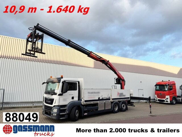 MAN TGS 26.420 6x2-4 LL, Navi, Lenk-/Liftachse, - Pritsche LKW, Autokran: das Bild 1 MAN TGS 26.420 6x2-4 LL, Navi, Lenk-/Liftachse, - Pritsche LKW, Autokran: das Bild 1