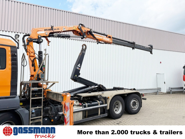 MAN TGS 28.440 6x2-4 BL, Lenk-/Liftachse, Kran Atlas - Abrollkipper, Autokran: das Bild 2 MAN TGS 28.440 6x2-4 BL, Lenk-/Liftachse, Kran Atlas - Abrollkipper, Autokran: das Bild 2