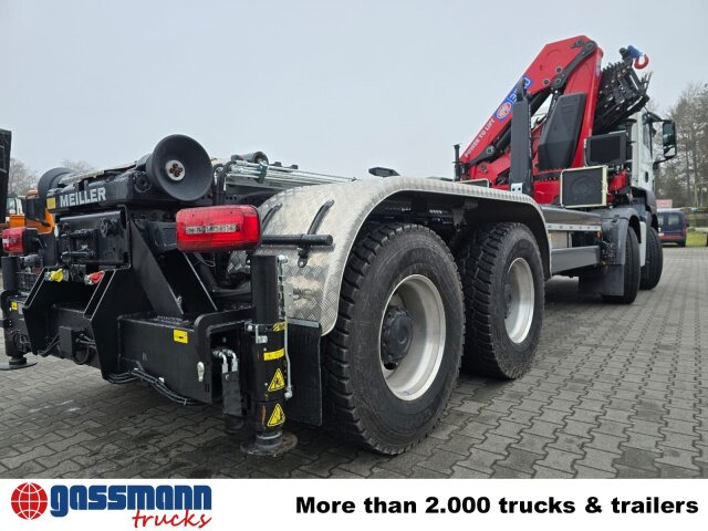MAN TGS 35.480 8X4 BL, Intarder, Kran HMF 3220-K6, - Abrollkipper, Autokran: das Bild 3 MAN TGS 35.480 8X4 BL, Intarder, Kran HMF 3220-K6, - Abrollkipper, Autokran: das Bild 3