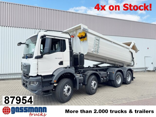 MAN TGS 41.440/480 8x4 BB, Mulde ca. 16m³ mit - Fahrgestell LKW: das Bild 1 MAN TGS 41.440/480 8x4 BB, Mulde ca. 16m³ mit - Fahrgestell LKW: das Bild 1