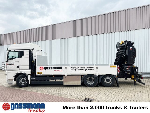 MAN TGX 26.510 6x2-4 LL, Kran Hiab X-HiPro 548 E-8, - Pritsche LKW, Autokran: das Bild 2 MAN TGX 26.510 6x2-4 LL, Kran Hiab X-HiPro 548 E-8, - Pritsche LKW, Autokran: das Bild 2