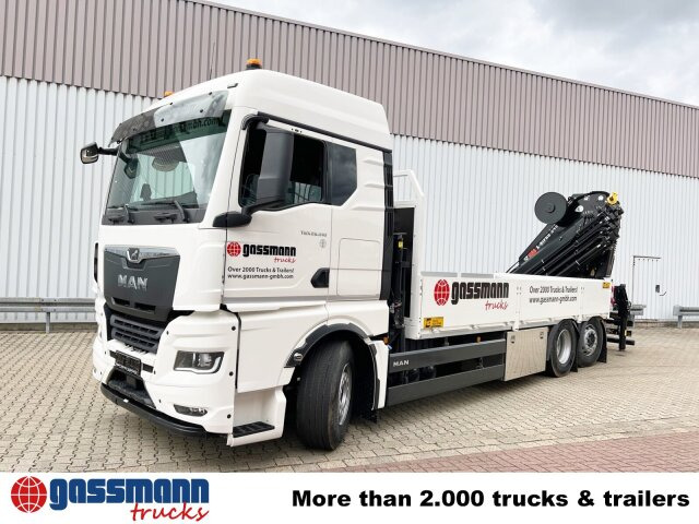 Pritsche LKW, Autokran, Zustand - NEU MAN TGX 26.510 6x2-4 LL, Kran Hiab X-HiPro 548 E-8,: das Bild 9