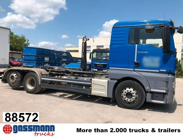 MAN TGX 26.580 6x2-4 BL, Intarder, Lenk-/Liftachse - Abrollkipper: das Bild 1 MAN TGX 26.580 6x2-4 BL, Intarder, Lenk-/Liftachse - Abrollkipper: das Bild 1