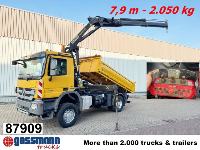 Mercedes-Benz Actros 1841 AK 4x4, EEV, Kran Palfinger - Kipper, Autokran: das Bild 1 Mercedes-Benz Actros 1841 AK 4x4, EEV, Kran Palfinger - Kipper, Autokran: das Bild 1