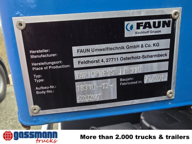 Mercedes-Benz Actros 2032 LA 4x4, Faun Variopress 310 ca. - Müllwagen: das Bild 4 Mercedes-Benz Actros 2032 LA 4x4, Faun Variopress 310 ca. - Müllwagen: das Bild 4