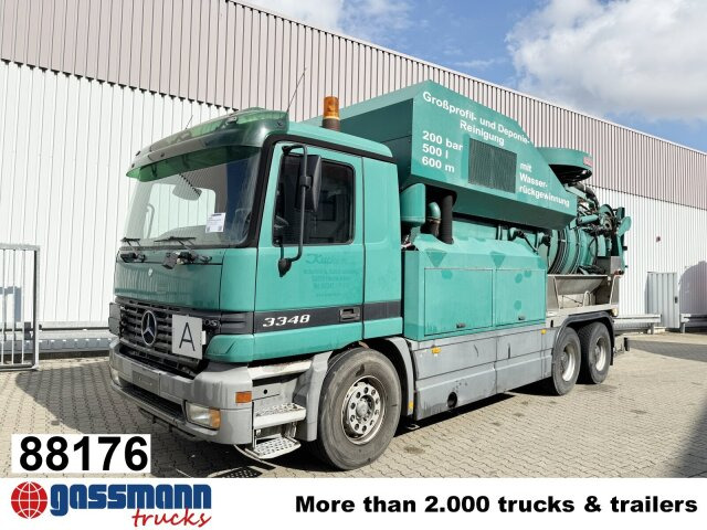 Mercedes-Benz Actros 3348 6x4, V8, Kroll Saug-/Spülwagen ca. - Kehrmaschine: das Bild 1 Mercedes-Benz Actros 3348 6x4, V8, Kroll Saug-/Spülwagen ca. - Kehrmaschine: das Bild 1