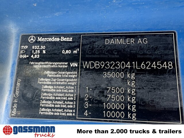Mercedes-Benz Actros MP 3, 3241/8x4, Alukipper Bordmatik, - Kipper: das Bild 5 Mercedes-Benz Actros MP 3, 3241/8x4, Alukipper Bordmatik, - Kipper: das Bild 5