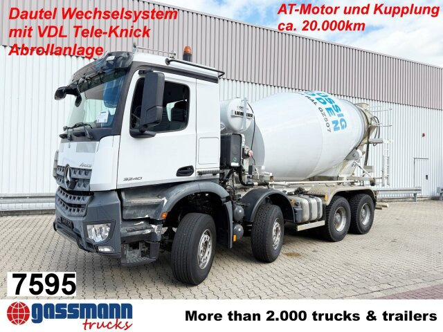 Mercedes-Benz Arocs 3240 8x4, 9 cbm Liebherr HTM 904 F - Fahrmischer: das Bild 1 Mercedes-Benz Arocs 3240 8x4, 9 cbm Liebherr HTM 904 F - Fahrmischer: das Bild 1