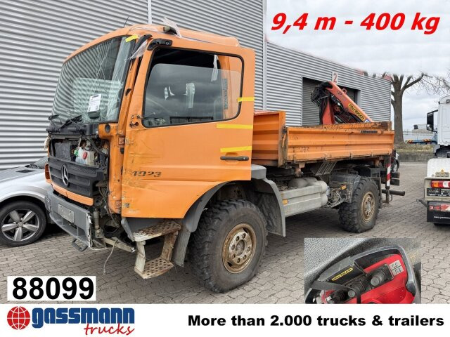 Mercedes-Benz Atego 1023 A 4x4, Einzelbereifung, Heckkran - Fahrgestell LKW, Autokran: das Bild 1 Mercedes-Benz Atego 1023 A 4x4, Einzelbereifung, Heckkran - Fahrgestell LKW, Autokran: das Bild 1