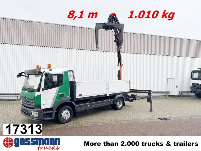 Mercedes-Benz Atego 1223 L 4x2 mit Heckkran Atlas 88.3-A2L, - Pritsche LKW, Autokran: das Bild 1 Mercedes-Benz Atego 1223 L 4x2 mit Heckkran Atlas 88.3-A2L, - Pritsche LKW, Autokran: das Bild 1