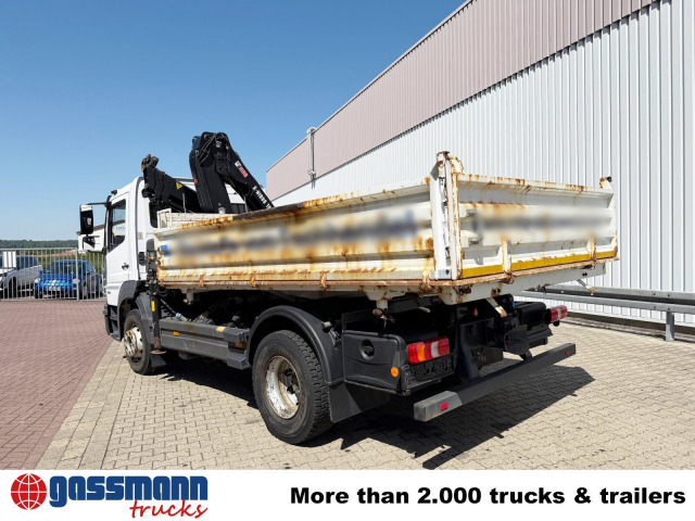 Kipper, Autokran Mercedes-Benz Atego 1623 4x2 mit Kran Hiab X-HiDuo 108B-2,: das Bild 13