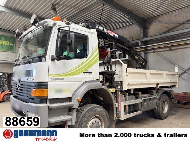 Mercedes-Benz Atego 1823AK 4x4, Kran HIAB, Bordmatik - Kipper, Autokran: das Bild 1 Mercedes-Benz Atego 1823AK 4x4, Kran HIAB, Bordmatik - Kipper, Autokran: das Bild 1