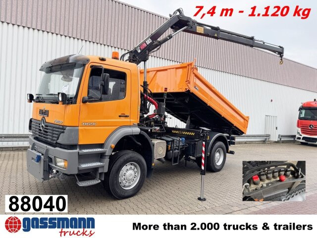 Mercedes-Benz Atego 1828 AK 4x4, Winterdienstausstattung, Kran - Kipper, Autokran: das Bild 1 Mercedes-Benz Atego 1828 AK 4x4, Winterdienstausstattung, Kran - Kipper, Autokran: das Bild 1