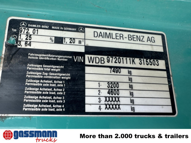 Mercedes-Benz Atego 815 K 4x2, 2x AHK - Kipper: das Bild 3 Mercedes-Benz Atego 815 K 4x2, 2x AHK - Kipper: das Bild 3