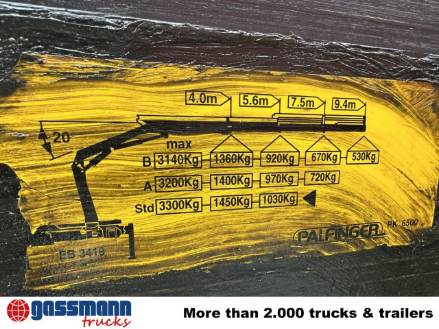 Mercedes-Benz Atego 818 K 4x2 mit Kran Palfinger PK 6500, 2x - Kipper, Autokran: das Bild 2 Mercedes-Benz Atego 818 K 4x2 mit Kran Palfinger PK 6500, 2x - Kipper, Autokran: das Bild 2