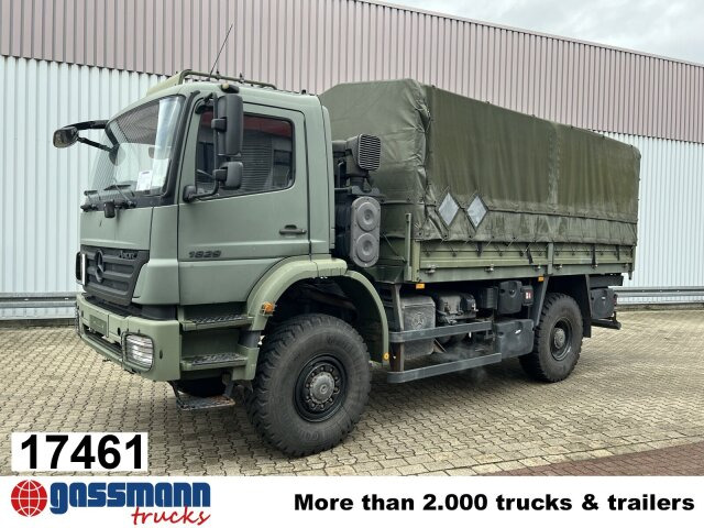 Mercedes-Benz Axor 1829 A 4x4, Ex-Bundeswehr - Pritsche LKW: das Bild 1 Mercedes-Benz Axor 1829 A 4x4, Ex-Bundeswehr - Pritsche LKW: das Bild 1